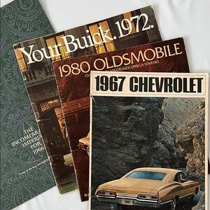 Vintage Car Brochure Collection